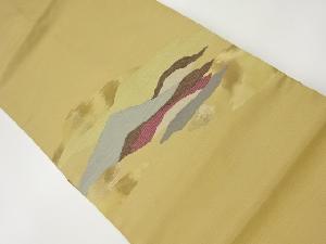 リサイクル 抽象模様織出し名古屋帯